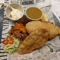 Veganuary special vegan F-ish and chips at Wagamama in Nottingham