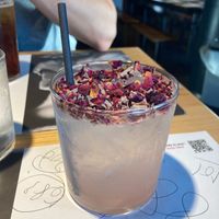 Cherry blossom lemonade - soooo pretty.  at Wagamama in Nottingham