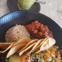 Burrito bowl and turmeric latte  3 at Mr and Mrs Smith in Coledale
