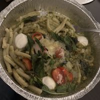 Beware- if your gemelli looks like this it’s not vegan  at Plum Pt. Bistro in Saunderstown