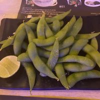 Can’t go wrong with edamame   at Sushi Box in Phuket