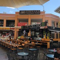 In the middle of 2 malls at Sushi Box in Phuket