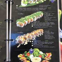 Vegetarian options  at Sushi Box in Phuket