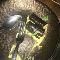 The vegan dolmades. I didn’t manage to take a photo of the full order, as I was super excited to eat them :) at Dionysus Mansion in Limassol