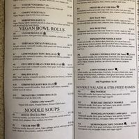 Take out menu at Vegan Bowl in West Jordan