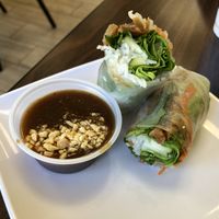 Veggie “Eggroll” at Vegan Bowl in West Jordan