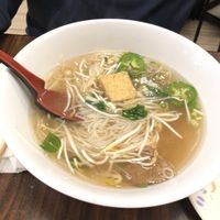 Vegan pho. My husband is a big fan of pho and he loves their broth! You really can’t tell it’s vegan. at Vegan Bowl in West Jordan