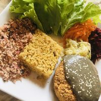 Vegan Burger  at Do Bem in Jericoacoara