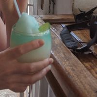 Frozen drink at California Cafe  in Havana