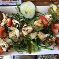 Veggie kebob at California Cafe at California Cafe  in Havana