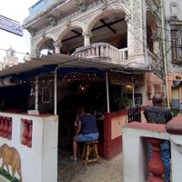 outside at California Cafe  in Havana