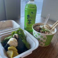 Tofu Noodle Soup Set:
-[add on: extra tofu in soup]
- hijiki onigilly (braised hijiki seaweed, carrot, tofu, & edamame at Onigilly - Kearny St in San Francisco