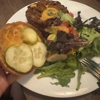 Black bean burger  at Brine in Eastham