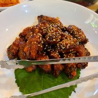 Fried mushrooms at Oh Se Gae Hyang - 오세계향 in Seoul