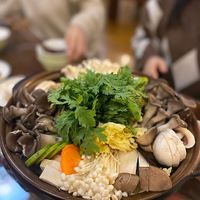 Mixed veggies hotpot at Oh Se Gae Hyang - 오세계향 in Seoul