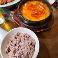 순두부찌개 at Oh Se Gae Hyang - 오세계향 in Seoul