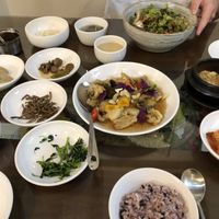 Fried mushroom with sweet sour sauce at Oh Se Gae Hyang - 오세계향 in Seoul