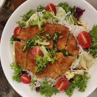 Vegan fried chicken cutlet LARGE at Oh Se Gae Hyang - 오세계향 in Seoul