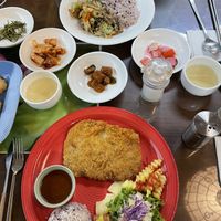 Bulgogi (top) and donkasseu (bottom)  at Oh Se Gae Hyang - 오세계향 in Seoul