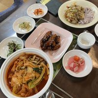 The spread 💚  at Oh Se Gae Hyang - 오세계향 in Seoul