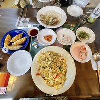 Fried noodles, gyoza and bulgogi rice  at Oh Se Gae Hyang - 오세계향 in Seoul