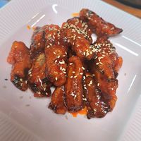 Fried mushroom roll 표고버섯말이 at Oh Se Gae Hyang - 오세계향 in Seoul