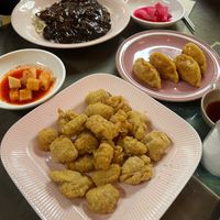 mandu, more 'chicken' and jjajangmyeon at Oh Se Gae Hyang - 오세계향 in Seoul
