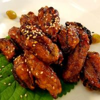 Deeo fried mushroom rolls at Oh Se Gae Hyang - 오세계향 in Seoul