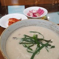 Sesame noodles. Just noodles and sauce, but tasty. at Oh Se Gae Hyang - 오세계향 in Seoul