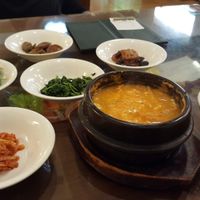 Biji stew. It was ok, and very spicy. at Oh Se Gae Hyang - 오세계향 in Seoul