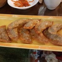 Delicious fried dumplings at Oh Se Gae Hyang - 오세계향 in Seoul