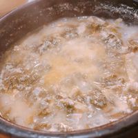 Wild sesame siraeki soup 들깨 시래기! 너무 맛있어요. 특히 시래기가 아주 부드러워요. at Oh Se Gae Hyang - 오세계향 in Seoul