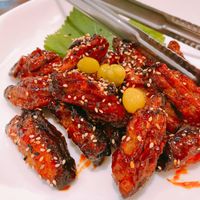 Rolled Pyogo mushroom. It is yum but overpriced compare to portion... 표고버섯말이 구이. 맛있는데 가격에 비해 양이 적어요. 다음에 집에서 해먹으려구 at Oh Se Gae Hyang - 오세계향 in Seoul