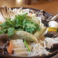 Vegan hot pot at Oh Se Gae Hyang - 오세계향 in Seoul