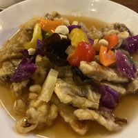 Chinese fried dish at Oh Se Gae Hyang - 오세계향 in Seoul