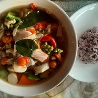 Tom Yum at JiJi Restaurant in Mae Hong Son