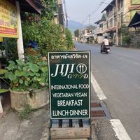 Outside view  at JiJi Restaurant in Mae Hong Son