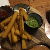POLENTA CHIPS!!! So good I cry at Alpine Hotel in Cooma