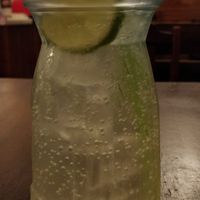 Sake & tonic at Osaka Sushi Tonkatsu in Vientiane