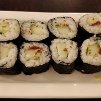Sour plum & cucumber roll at Osaka Sushi Tonkatsu in Vientiane