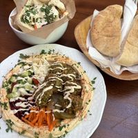   at Falafel Bar in Budapest