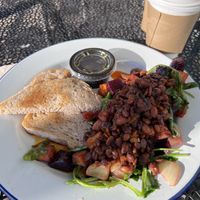 Sweets & Beets with tempeh (super oily)  at Savage Goods in El Paso