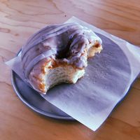 Sweet lavender donut!!  at Savage Goods in El Paso