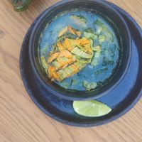 Sopa de guías at Hierba Dulce in Oaxaca