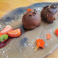 Mousse at Hierba Dulce in Oaxaca