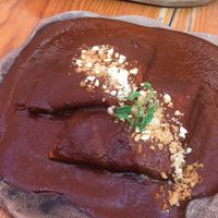 Enchilada Mole  at Hierba Dulce in Oaxaca