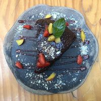 Chocolate cake   at Hierba Dulce in Oaxaca