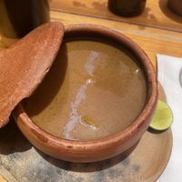 Almendras mole  at Hierba Dulce in Oaxaca