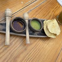 On the house we all get this to start   at Hierba Dulce in Oaxaca