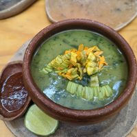 Guías soup at Hierba Dulce in Oaxaca